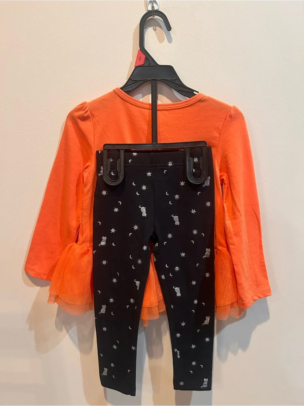 Carter's Orange Halloween Tulle Hem Top - Picture 3 of 3
